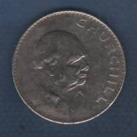 UNITED KINGDOM - MEDAL CHURCHILL / ELISABETH II DEI GRATIA REGINA F. D. 1965 - 38 Mm / 28 G - Altri & Non Classificati