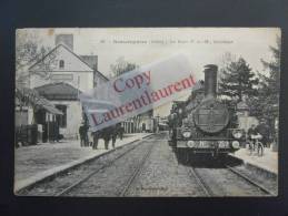 BEAUREPAIRE _ La Gare, Train  1915 - Beaurepaire