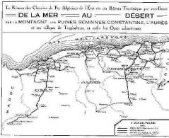 Le Réseau Des Chemins De Fer Algériens De La Mer Au Désert , Une Vue De Djemilla Et De Touggourt - Europe