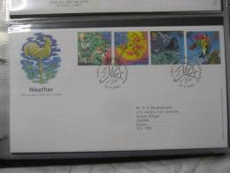 Great Britain 2001 Weather Fdc - 2001-2010. Decimale Uitgaven