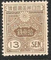 JAPON 1925 - Yvert #190 - MLH * - Unused Stamps