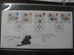 Great Britain 2001 Christmas Fdc - 2001-10 Ediciones Decimales