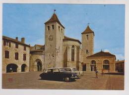 CPM DPT 82 LAUZERTE, PLACE DE L EGLISE - Lauzerte