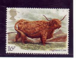 Grande Bretagne YV 1117 O 1984 Vache - Vaches