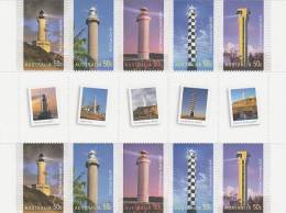 Australia 2006 Australian Lighthouses Gutter Strip - Fogli Completi