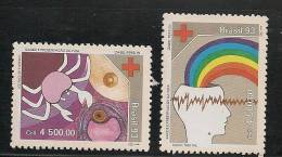 BRAZIL - 1993 CRUZ ROJA - PRESERVACION DE LA VIDA   - Yvert # 2107/8 - MINT NH - Unused Stamps