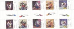 Australia 2011 Flowers Gutter Strip MNH - Feuilles, Planches  Et Multiples