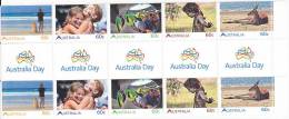 Australia 2011 Living Australian Day Gutter Strip MNH - Feuilles, Planches  Et Multiples