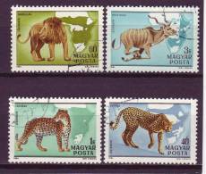 Hongrie YV PA 436/8; 440 O 1981 Mammifères D'afrique - Game