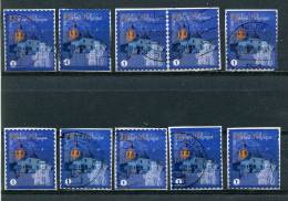 Belgique 2012 - Timbre De Fin D'année (o) Sur Fragment - Lot De 20 Timbres - Gebruikt