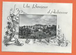 W028, Un Bonjour D' Aubonne, Vigne, Gd Format, Circulée Sous Enveloppe - Aubonne
