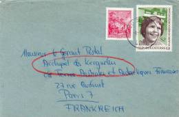 Taaf Kerguelen Port Aux Français Lettre Autriche Du 8/9/1969 Pour Kerguelen - Covers & Documents