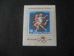 M9512- Bloc   65-  MNH  Hungary 1968-  Olympics Mexico - Blokken & Velletjes