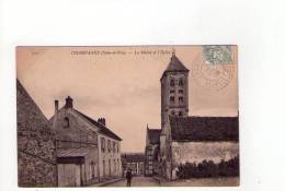 95 - Champagne La Mairie Et L"Eglise - Champagne Sur Oise