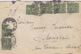 INFLA Brief Mit DR 6x 187 MeF, Stempel: Berlin Schöneberg 27.10.1922, Portogerecht, Esperanto - Other & Unclassified