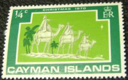 Cayman Islands 1970 Christmas 3 Kings 0.25c - Mint - Cayman (Isole)