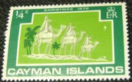 Cayman Islands 1970 Christmas 3 Kings 0.25c - Mint - Caimán (Islas)