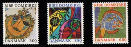 DEN SC #834-6 MNH  1987 Religious Art (Ribe Cathedral), CV $7.00 - Nuovi