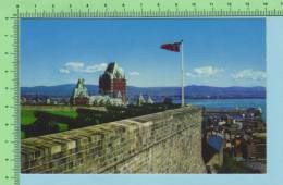 Quebec   Quebec Canada  ( Panorama Splendide Vu Du Sommet De La Citadelle) 2 Scan Carte Postale Post Card - Québec - La Citadelle