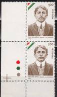 INDIA, 1992,  Madan Lal Dhingra, Martyr,  Pair With Traffic Lights, MNH, (**) - Nuovi