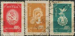 AA0671 China 1952 Labour Day 3v MNH - Ungebraucht