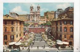 BT1519 Italy Rome Spain's Square   2 Scans - Places & Squares