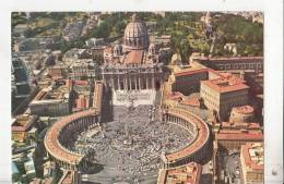 BT1534 Italy Rome St. Peter's Square  Aerial View 2 Scans - San Pietro