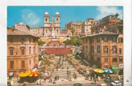 BT1546 Italy Rome Romane Spring At Trinita Dei Monti  2 Scans - Places & Squares