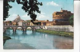 BT1639  Italy Rome  St. Angel Bridge And Castle 2 Scans - Castel Sant'Angelo