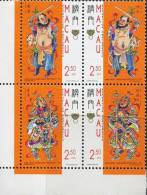 AA0620 Macao 1997 Mythological Figures 4v MNH - Nuevos