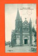 76 BELLENCOMBRE - L'église Et La Route De Saint Saëns - Bellencombre