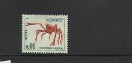 MONACO ~ 1964 Crab  1V - Crustaceans