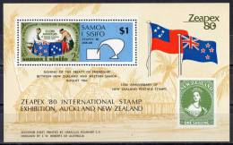 Western Samoa 1980 Zeapex '80 Auckland MS MNH - Samoa (Staat)