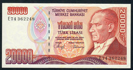 TURKEY  P201  20.000 LIRA  1970  #E74  AU-UNC. - Turquie