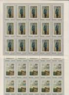 1971 	MiNr.3930 - 3935 100 Jahre Genossenschaft Für Künstlerische Wanderausstellungen (Peredwischniki) - Fogli Completi