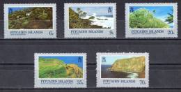 Pitcairn Islands 1981 Landscapes - Set Of 5 MNH - Pitcairninsel