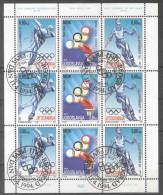 Jugoslawien – Yugoslavia 1994 Winter Olympics Lillehammer And IOC Centenary Mini Sheet CTO; Michel # 2654-56 - Blocks & Sheetlets