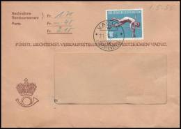 Liechtenstein 1956, Value Cover - Storia Postale