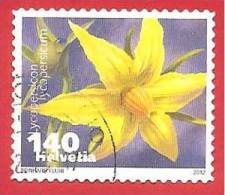 SVIZZERA - SUISSE - 2012 - FIORI - FLOWERS - LYCOPERSICUM -  SF. 1,40 - Usados