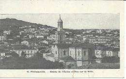 AFRIQUE DU NORD - ALGERIE - PHILIPPEVILLE - SKIKDA - Abside De L'église Et Vue Sur La Ville - Skikda (Philippeville)