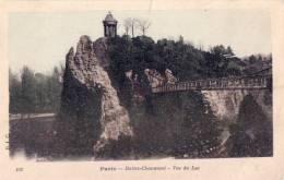 CPA BELLE FRANCE PARIS 19 Arrondissement BUTTES-CHAUMONT Vue Sur Le Lac Timbre 1904 - Arrondissement: 19