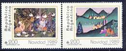 #Argentina 1989. Paintings . Peintures. Gemälde. Michel 2005-06. MNH(**) - Nuevos