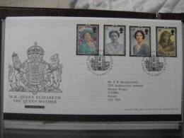 Great Britain 2002 H.M Queen Elizabeth Fdc - 2001-2010. Decimale Uitgaven
