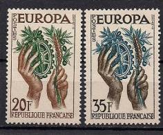 FRANKREICH - 1957 - 2v MNH - 1957