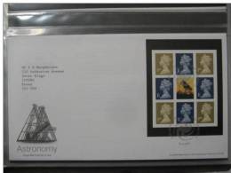 Great Britain 2002 Astronomy Booklet Pane Fdc - 2001-2010. Decimale Uitgaven