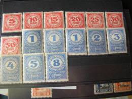 TIMBRE NEUFS   YVERT N° 75...90* - Postage Due