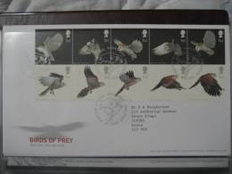 Great Britain 2003 Birds Of Prey  Fdc - 2001-2010 Dezimalausgaben