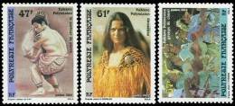 Polynésie 1989 - Folklore Polynésien - 3val Neuf // Mnh - Unused Stamps