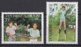 Polynésie 1992 - Jeux D'enfants - 2val Neuf // Mnh - Nuevos