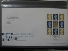 Great Britain 2003 The Secret Of Life Booklet Pane Fdc - 2001-10 Ediciones Decimales